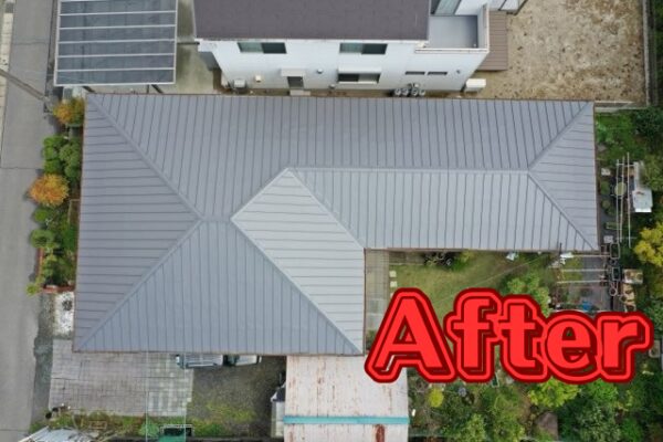 多治見市平井町にて立平板金へカバー工事完成写真