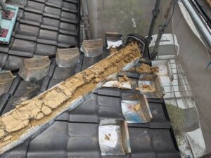 棟の積み替え工事