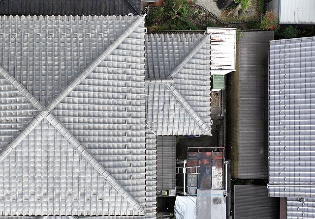ドローンからの上空写真