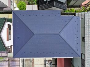 施工完了後の外観全体（屋根・外壁共にリフレッシュされた状態）