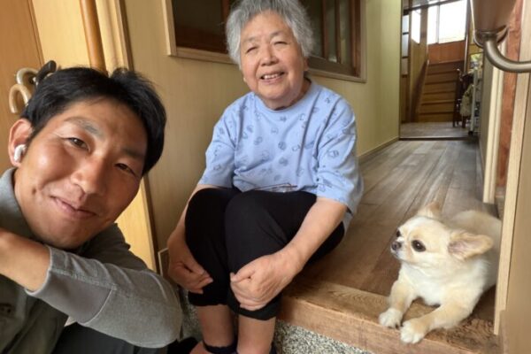 多治見市長瀬町のおきゃくさまとの２ショット写真